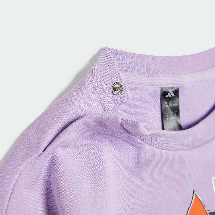 adidas adidas Disney Minnie Maus Jogginganzug f&uuml;r Trainingsanzug Kinder - Powder Plum / Lucid Pink - 0 | SportScheck