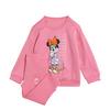 adidas Disney Minnie Maus Jogginganzug f&uuml;r Trainingsanzug Kinder - Pink Fusion / White