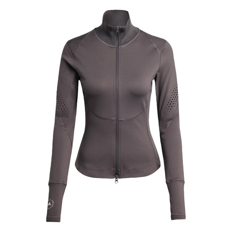 adidas adidas adidas By Stella McCartney Training Sweatjacke Damen - Charcoal - 0 | SportScheck