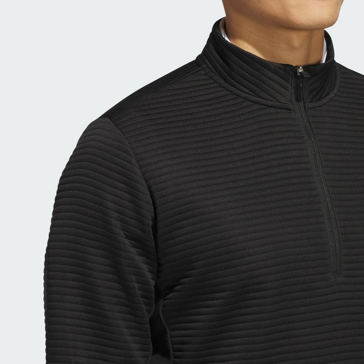 adidas adidas Ultimate365 Dwr Textured Quarter Zip Funktionssweatshirt Herren - Black - 0 | SportScheck