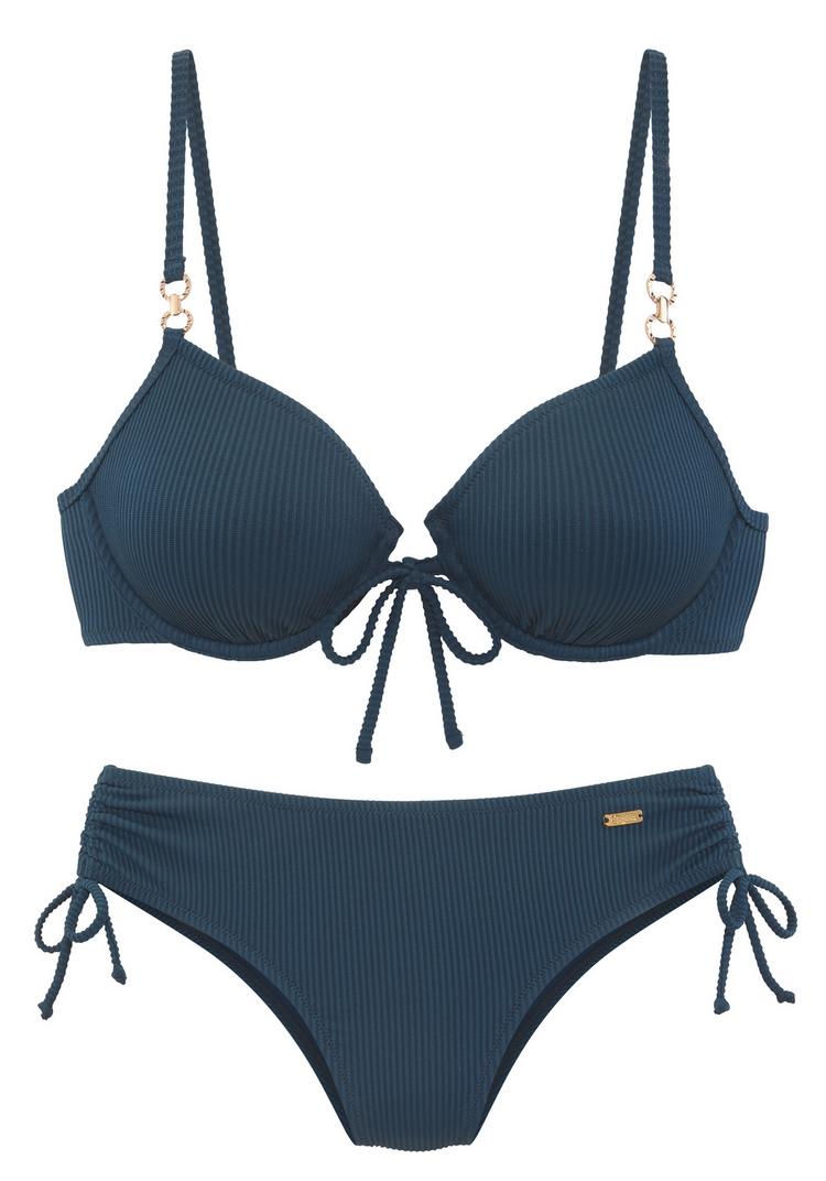 Buffalo Buffalo B&uuml;gel-Bikini Bikini Set Damen - dunkel petrol - 0 | SportScheck