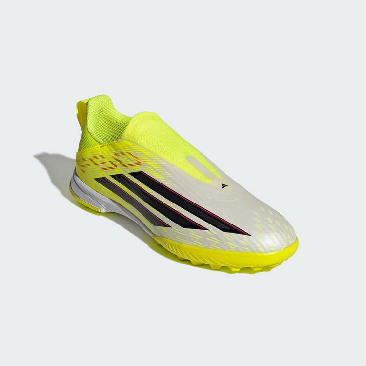 adidas adidas F50 LEAGUE Laceless Turf Kids Fu&szlig;ballschuhe Kinder - Team Solar Yellow 2 / Core Black / Lucid Red - 2 | SportScheck