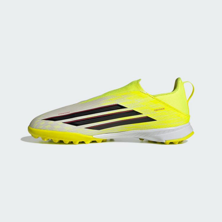 adidas adidas F50 LEAGUE Laceless Turf Kids Fu&szlig;ballschuhe Kinder - Team Solar Yellow 2 / Core Black / Lucid Red - 4 | SportScheck