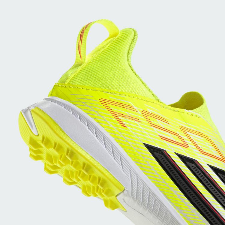 adidas adidas F50 LEAGUE Laceless Turf Kids Fu&szlig;ballschuhe Kinder - Team Solar Yellow 2 / Core Black / Lucid Red - 6 | SportScheck