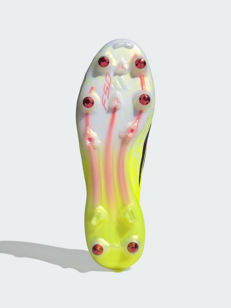 adidas adidas F50 ELITE Laceless Soft Ground Fu&szlig;ballschuhe - Team Solar Yellow 2 / Core Black / Lucid Red - 1 | SportScheck