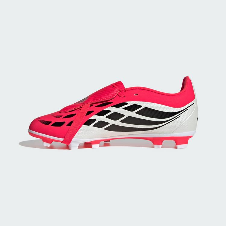 adidas adidas PREDATOR CLUB Fold-Over Tongue Firm Fu&szlig;ballschuhe Kinder - Lucid Red / Core Black / Cloud White - 4 | SportScheck