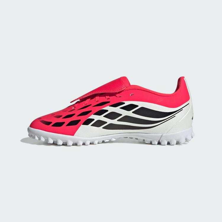 adidas adidas PREDATOR CLUB Fold-Over Tongue Turf Fu&szlig;ballschuhe Kinder - Lucid Red / Core Black / Cloud White - 4 | SportScheck