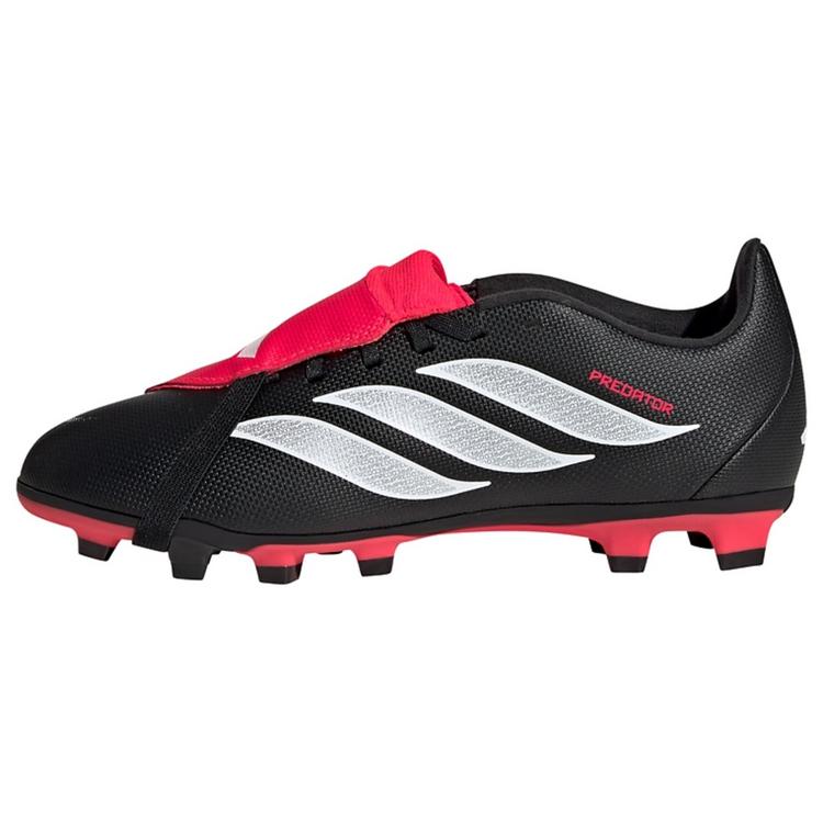 adidas adidas PREDATOR CLUB Fold-Over Tongue Firm Fu&szlig;ballschuhe Kinder - Core Black / Cloud White / Lucid Red - 0 | SportScheck