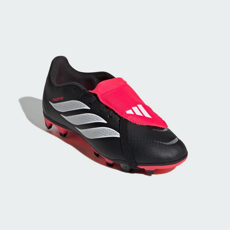 adidas adidas PREDATOR CLUB Fold-Over Tongue Firm Fu&szlig;ballschuhe Kinder - Core Black / Cloud White / Lucid Red - 2 | SportScheck