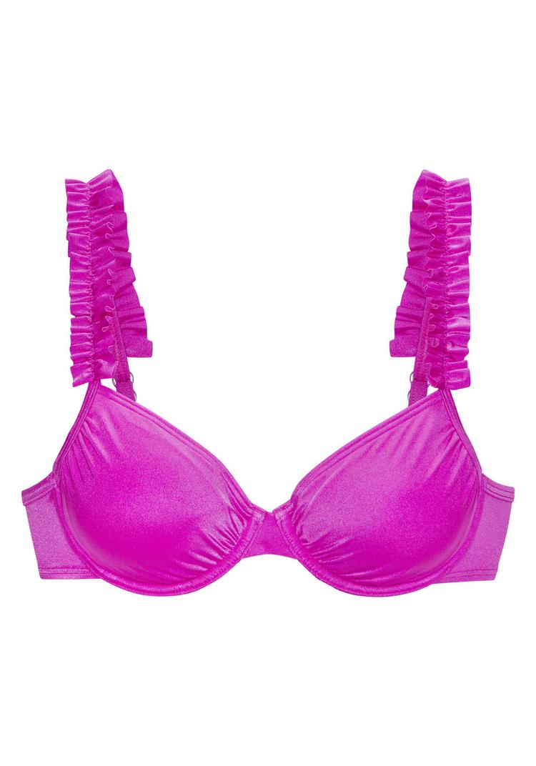 Lascana Lascana B&uuml;gel-Bikini-Top Bikini Oberteil Damen - magenta - 0 | SportScheck