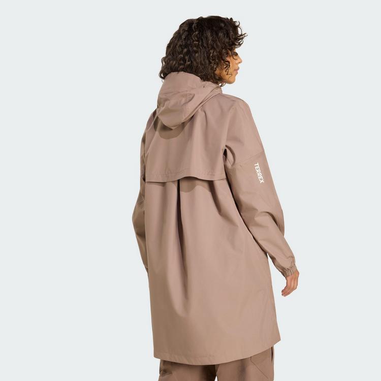 adidas adidas Terrex Multi 2 Layer CLIMAPROOF Jacke Damen - Trace Brown - 1 | SportScheck