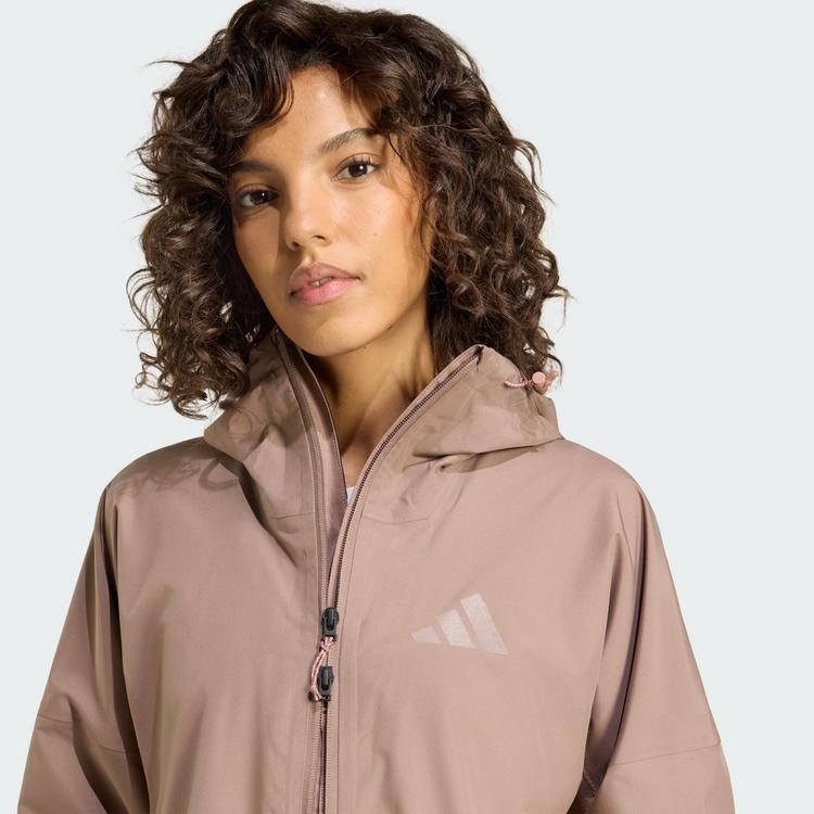adidas adidas Terrex Multi 2 Layer CLIMAPROOF Jacke Damen - Trace Brown - 0 | SportScheck