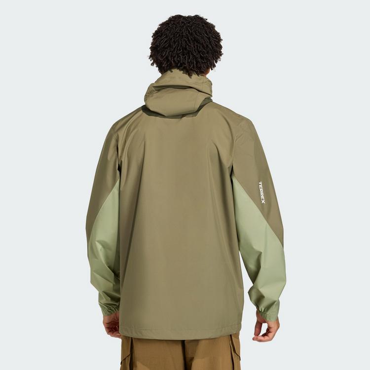 adidas adidas Terrex Multi 2.5 Layer CLIMAPROOF Outdoorjacke Herren - Olive Strata / Tent Green - 1 | SportScheck