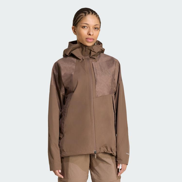 adidas adidas Terrex Xperior 2.5 Layer Hybrid Softshelljacke Damen - Trace Brown - 0 | SportScheck