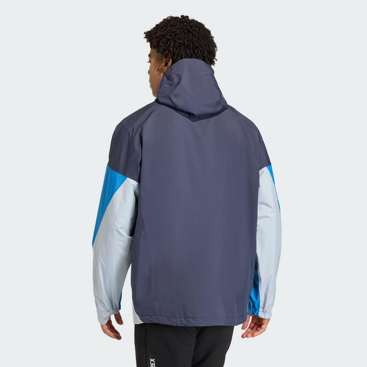 adidas adidas Terrex Xploric 2.5 Layer CLIMAPROOF Outdoorjacke Herren - Legend Ink / Ray Blue / Crystal Sky - 1 | SportScheck