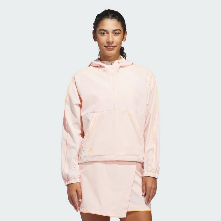 adidas adidas ULTIMATE365 SEERSUCKER QUARTER-ZIP JACKE Trainingsjacke Damen - Blush Pink - 0 | SportScheck
