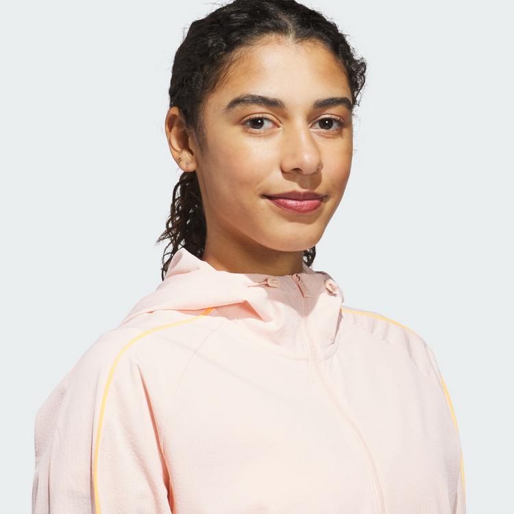 adidas adidas ULTIMATE365 SEERSUCKER QUARTER-ZIP JACKE Trainingsjacke Damen - Blush Pink - 0 | SportScheck