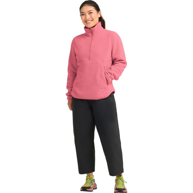 Jack Wolfskin Jack Wolfskin LITE CURL HZ W Fleecepullover Damen - evening rose - 2 | SportScheck