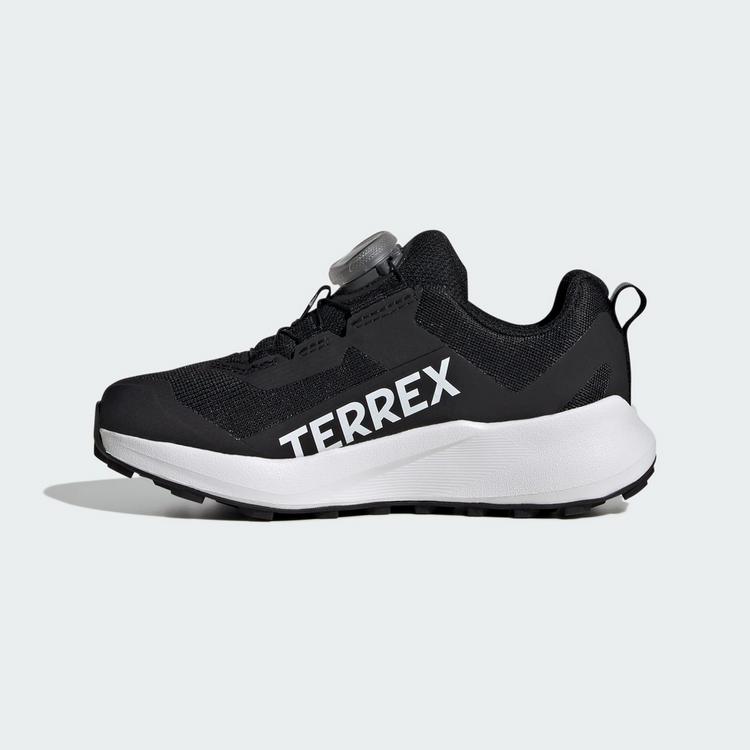adidas adidas Terrex Agravic BOA Kids Laufschuhe Kinder - Core Black / Cloud White / Semi Impact Orange - 5 | SportScheck