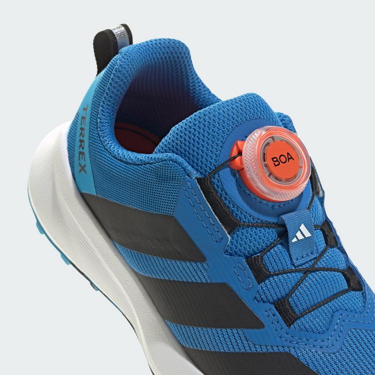 adidas adidas Terrex Agravic BOA Kids Laufschuhe Kinder - Semi Impact Orange / Ray Blue / Core Black - 7 | SportScheck