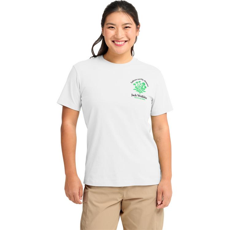 Jack Wolfskin Jack Wolfskin CAREFREE T W T-Shirt Damen - PLANT stark white - 0 | SportScheck