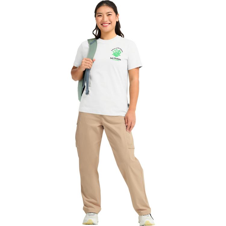 Jack Wolfskin Jack Wolfskin CAREFREE T W T-Shirt Damen - PLANT stark white - 2 | SportScheck