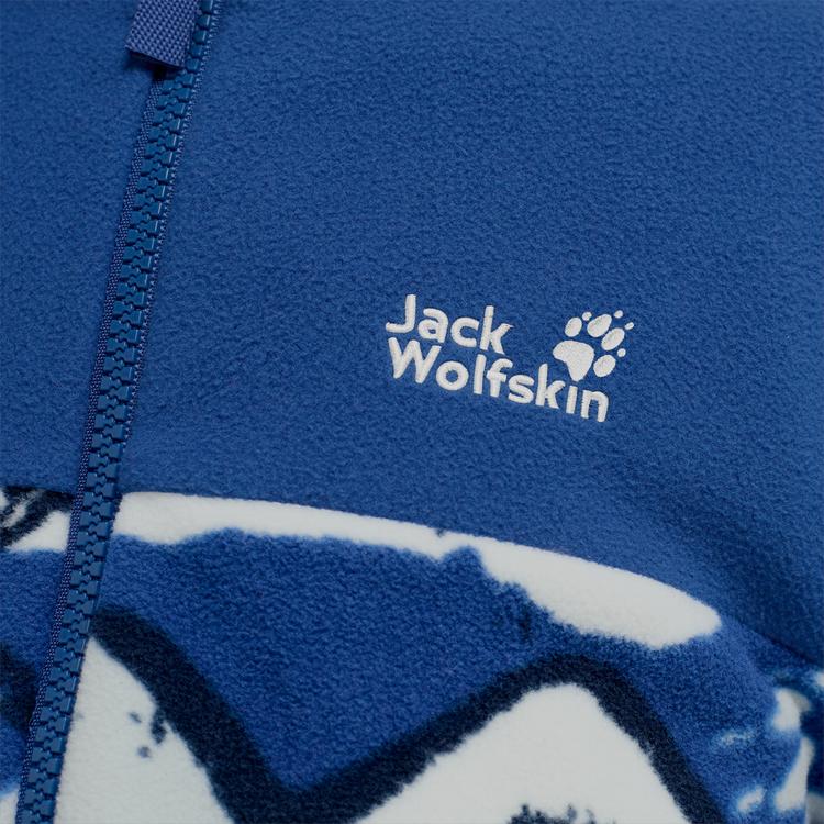 Jack Wolfskin Jack Wolfskin PAW ERA 100 PRINT FZ K Funktionsjacke Kinder - MOUNTAIN PAW blue orchid - 1 | SportScheck