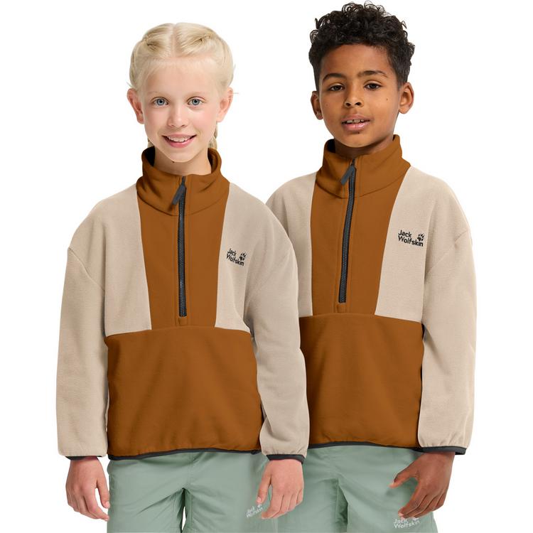 Jack Wolfskin Jack Wolfskin COLORBLOCK TAUNUS HZ K Fleecepullover Kinder - autumn leaves - 0 | SportScheck