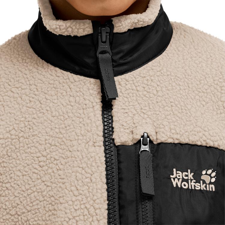 Jack Wolfskin Jack Wolfskin LITE CURL FZ K Fleecejacke Kinder - oyster - 0 | SportScheck