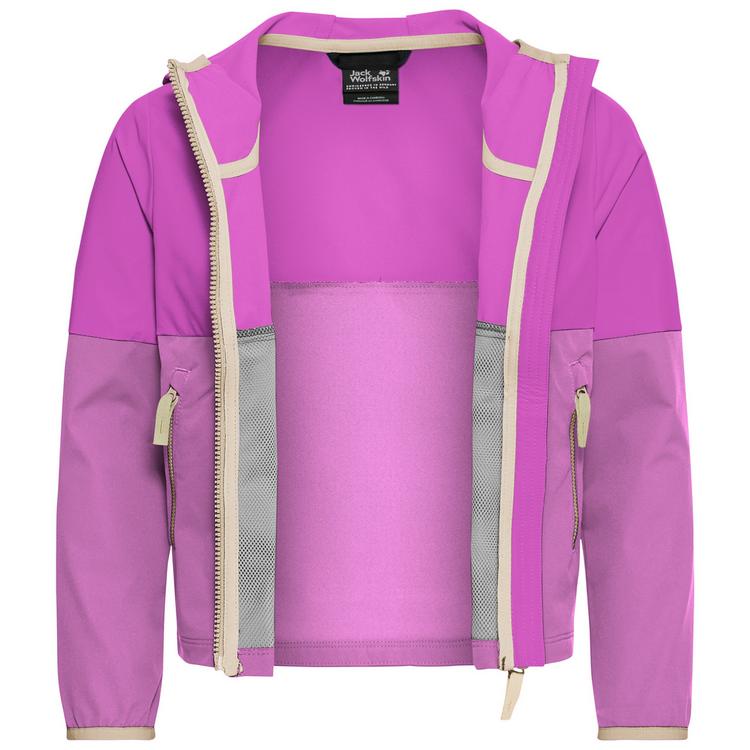 Jack Wolfskin Jack Wolfskin SANDBIRD HOODED JKT K Funktionsjacke Kinder - foxglove - 3 | SportScheck