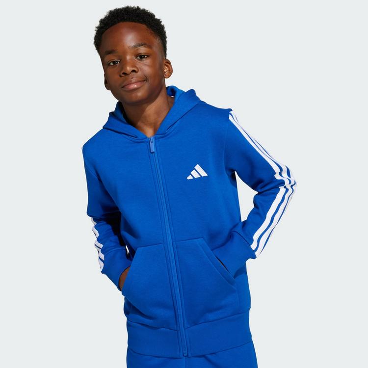 adidas adidas Essentials Kids Kapuzenjacke Hoodie Kinder - Royal Blue / White - 1 | SportScheck