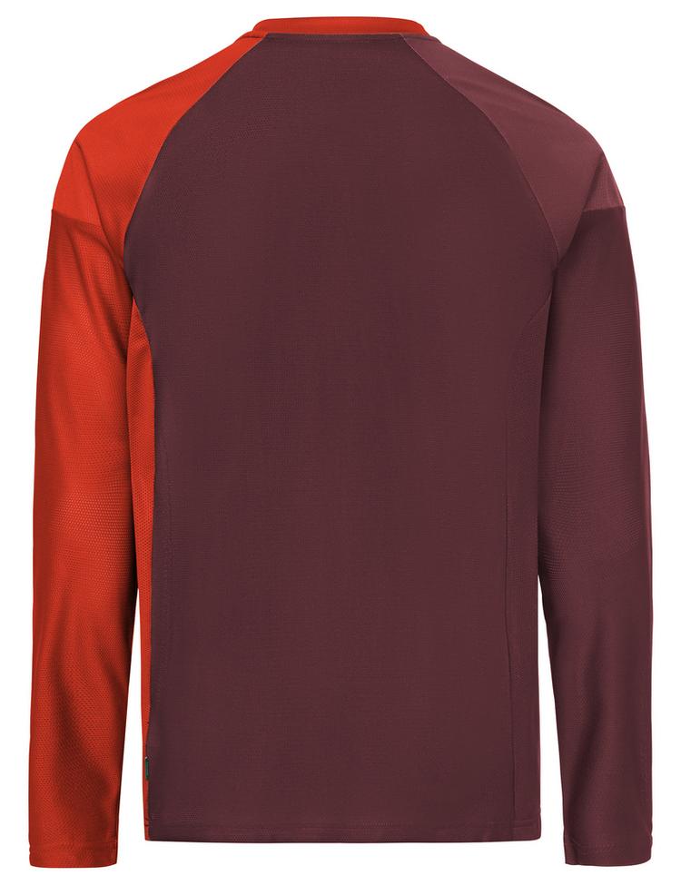 VAUDE VAUDE Men's Moab LS T-Shirt VI T-Shirt Herren - glowing red/black - 0 | SportScheck