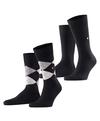 Burlington Everyday Mix SO 2-Pack Socken Herren - black (3000)