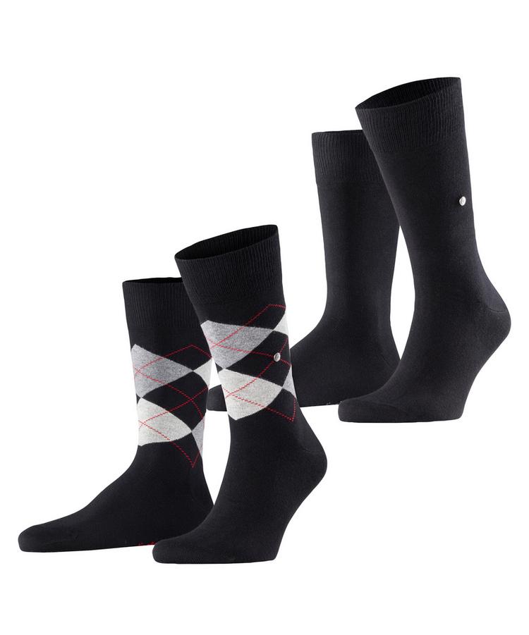 Burlington Burlington Everyday Mix SO 2-Pack Socken Herren - black (3000) - 0 | SportScheck