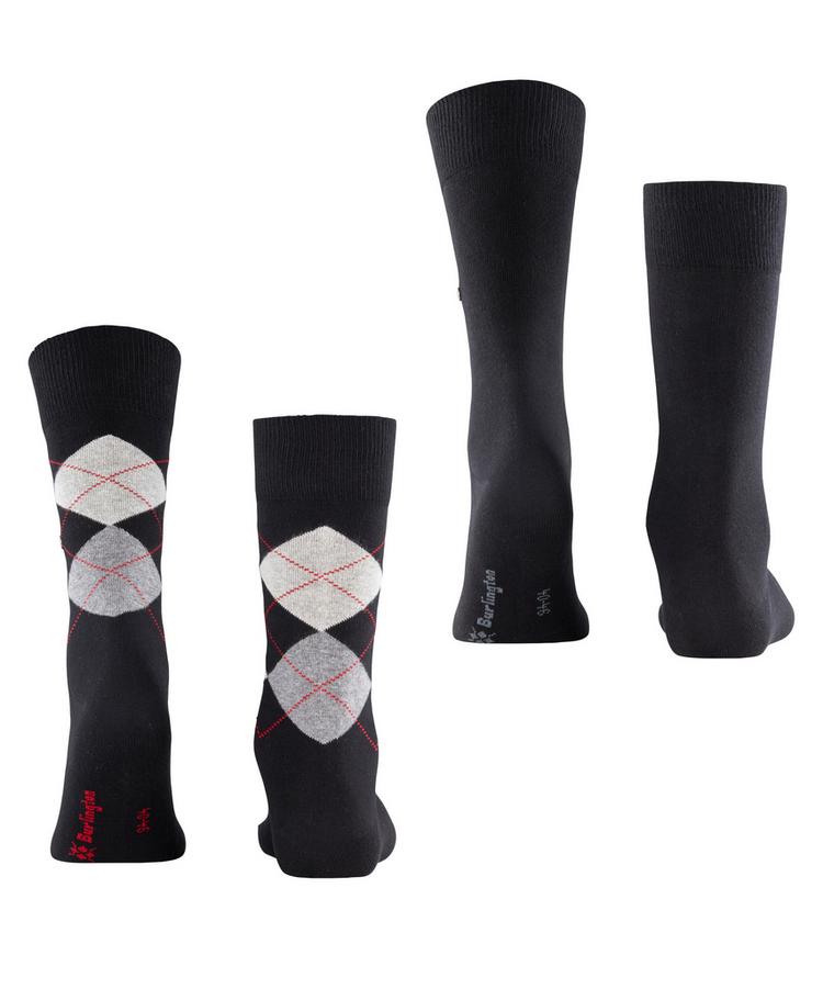 Burlington Burlington Everyday Mix SO 2-Pack Socken Herren - black (3000) - 0 | SportScheck