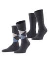 Burlington Everyday Mix SO 2-Pack Socken Herren - anthra.mel (3081)