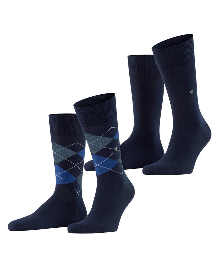 Burlington Burlington Everyday Mix SO 2-Pack Socken Herren - marine (6121) - 0 | SportScheck