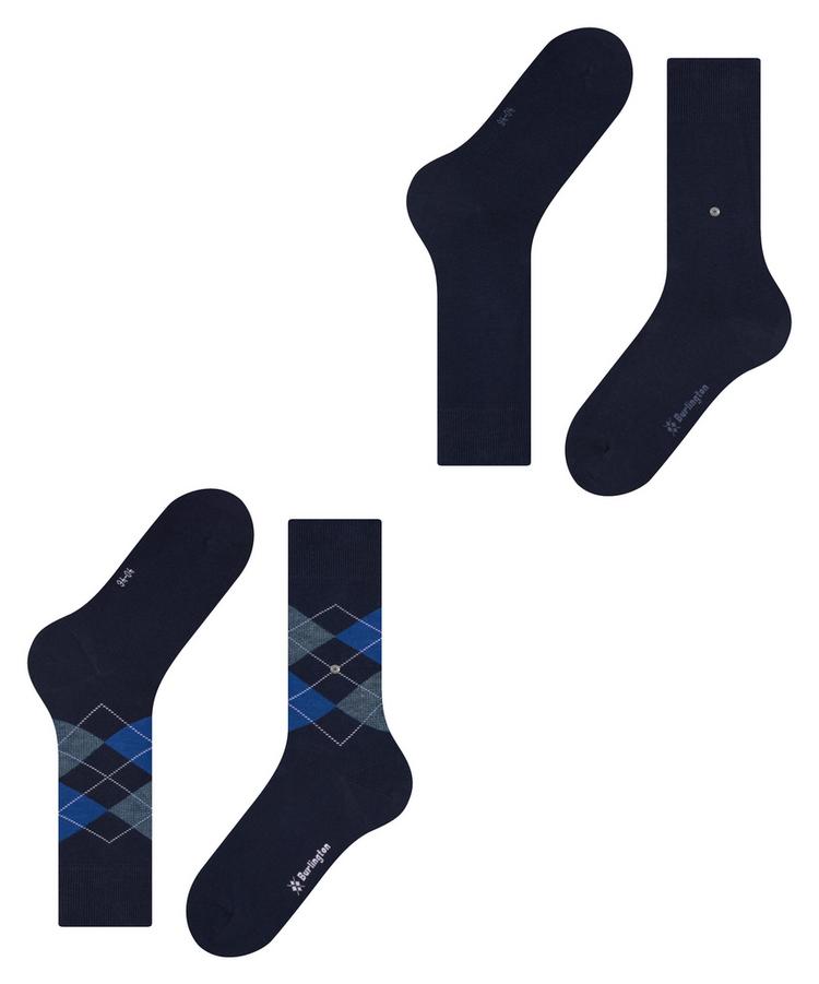 Burlington Burlington Everyday Mix SO 2-Pack Socken Herren - marine (6121) - 2 | SportScheck