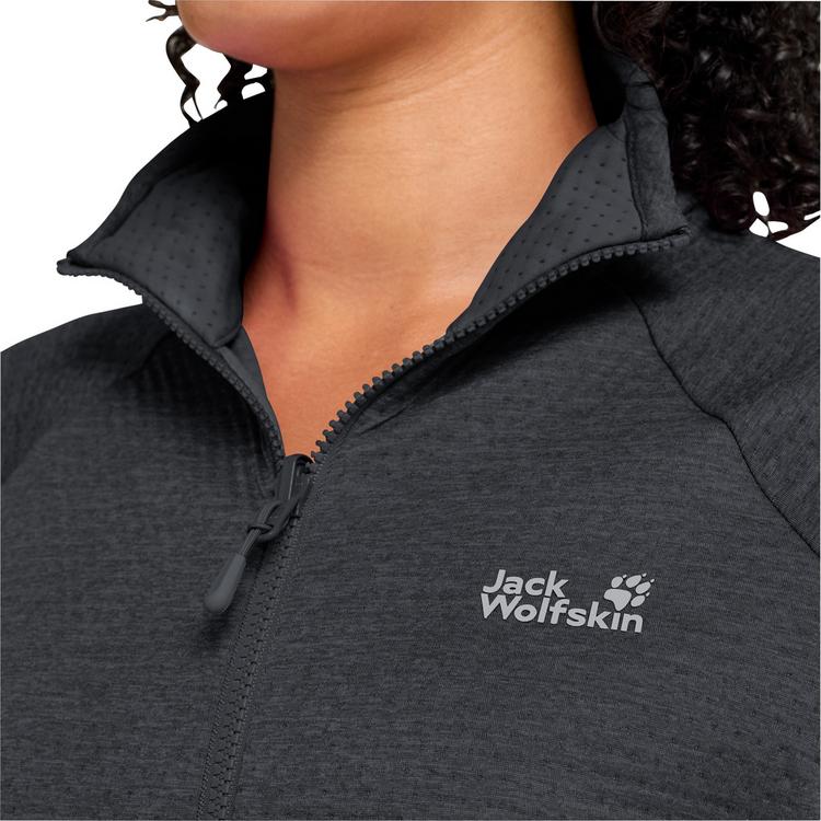 Jack Wolfskin Jack Wolfskin ANYTRAIL FZ W Fleecejacke Damen - phantom - 0 | SportScheck