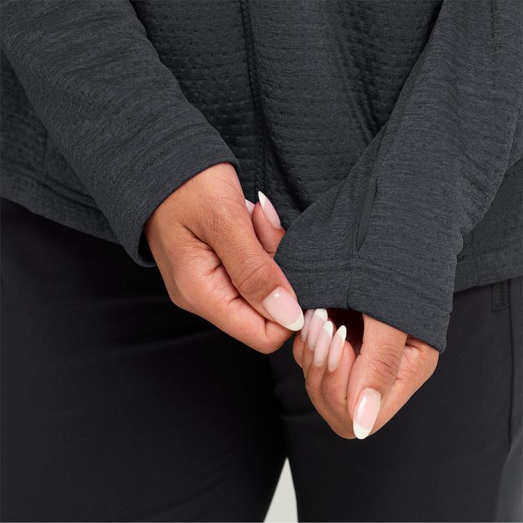 Jack Wolfskin Jack Wolfskin ANYTRAIL FZ W Fleecejacke Damen - phantom - 2 | SportScheck