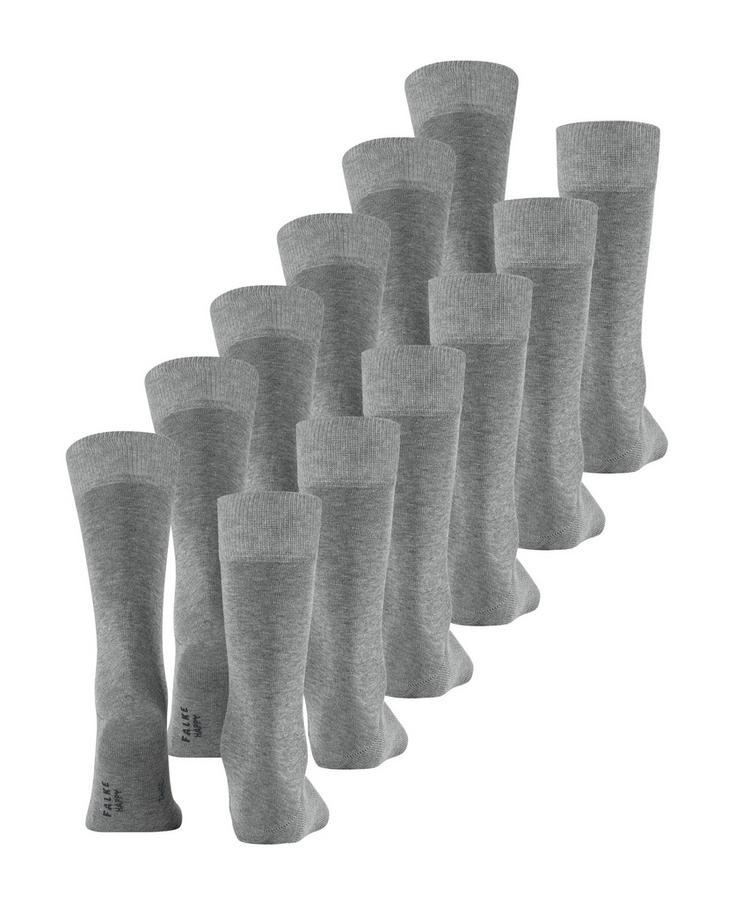 Falke Falke Happy Bundle 6-Pack SO Socken Herren - light greymel. (3390) - 0 | SportScheck