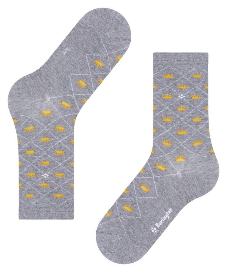 Burlington Burlington Crown SO Socken Damen - light grey (3400) - 2 | SportScheck