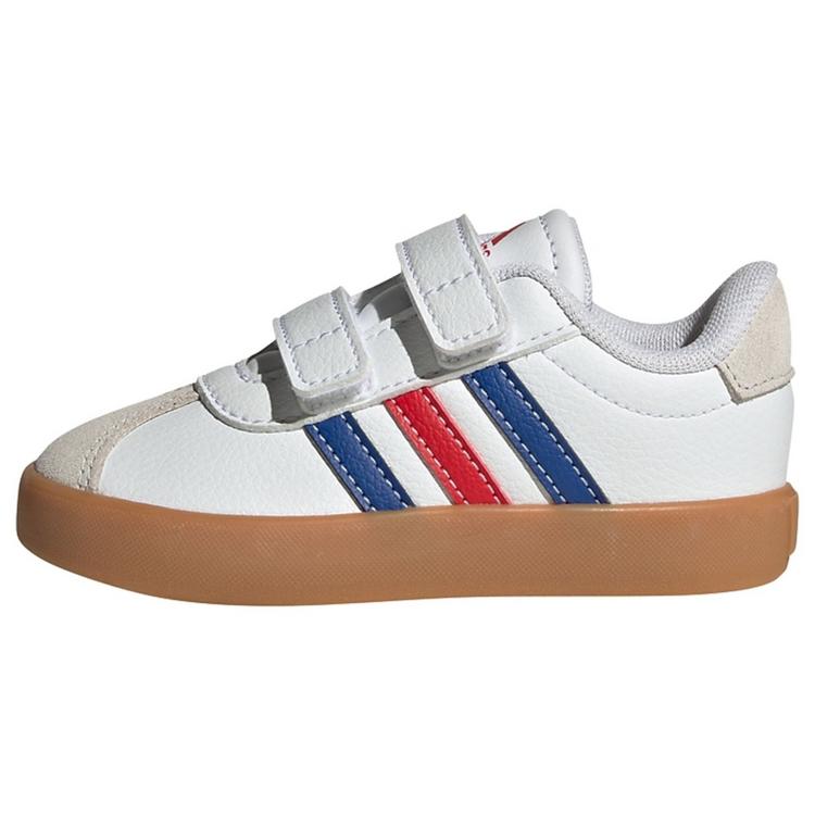 adidas adidas VL Court 3.0 Kids Schuh Sneaker Kinder - Cloud White / Royal Blue / Better Scarlet - 0 | SportScheck