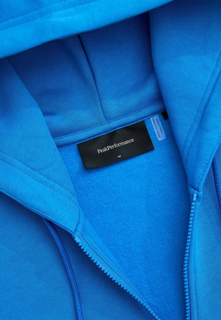 Peak Performance Peak Performance M Original Small Logo Zip Hood Sweatshirt Herren - OCEAN BLUE - 2 | SportScheck