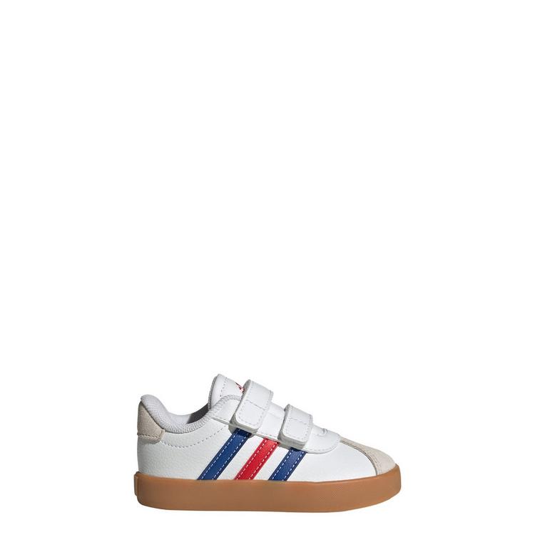 adidas adidas VL Court 3.0 Kids Schuh Sneaker Kinder - Cloud White / Royal Blue / Better Scarlet - 0 | SportScheck