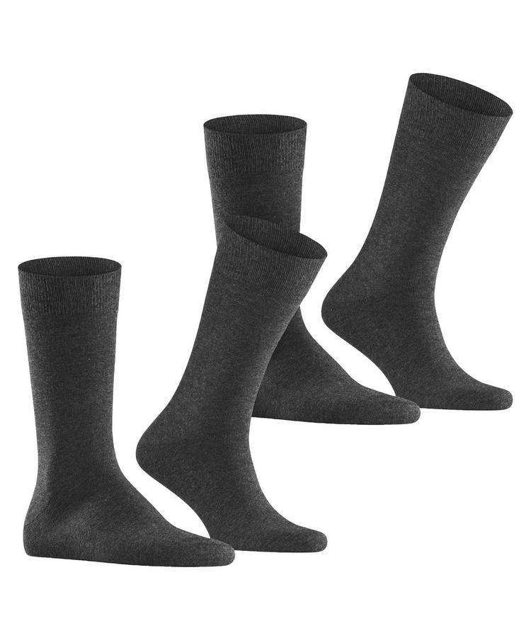 Burlington Burlington Everyday SO 2-Pack Socken Herren - anthra.mel (3081) - 0 | SportScheck