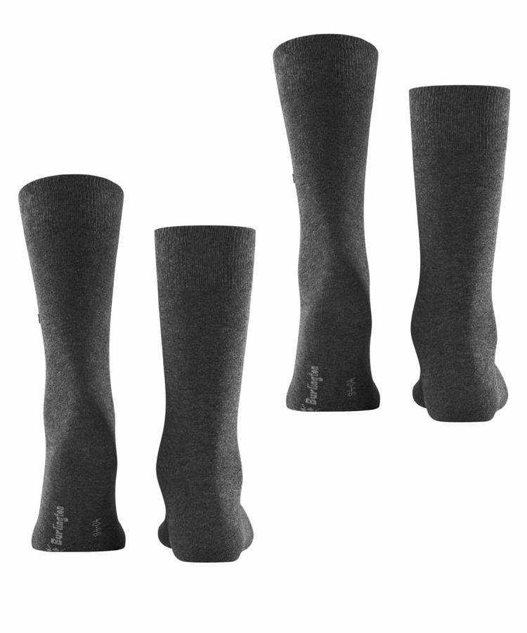 Burlington Burlington Everyday SO 2-Pack Socken Herren - anthra.mel (3081) - 0 | SportScheck