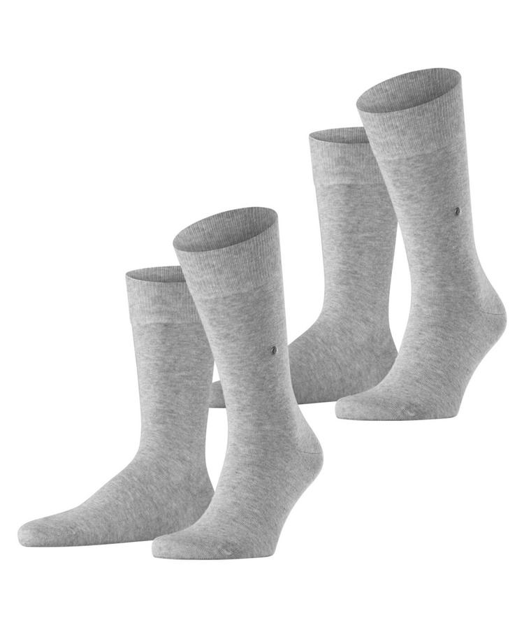 Burlington Burlington Everyday SO 2-Pack Socken Herren - light grey (3400) - 0 | SportScheck