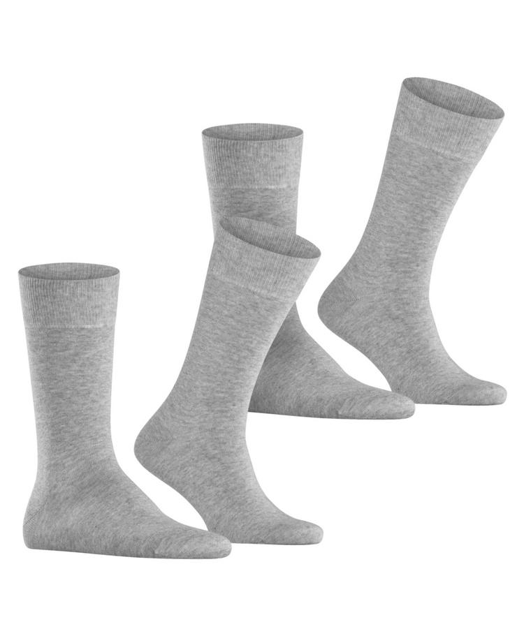 Burlington Burlington Everyday SO 2-Pack Socken Herren - light grey (3400) - 0 | SportScheck
