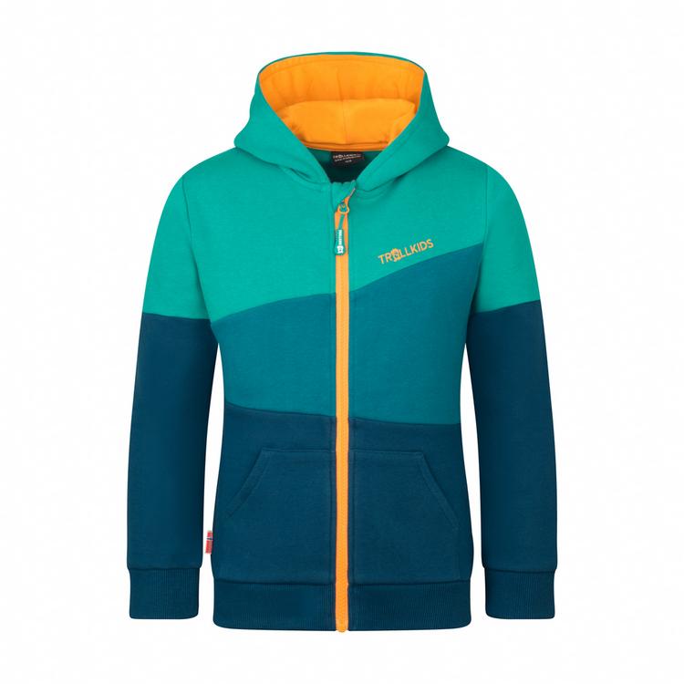 Trollkids Trollkids Alesund Hoodie Kinder - madeira blau-lagunengr&uuml;n-seegr&uuml;n - 0 | SportScheck